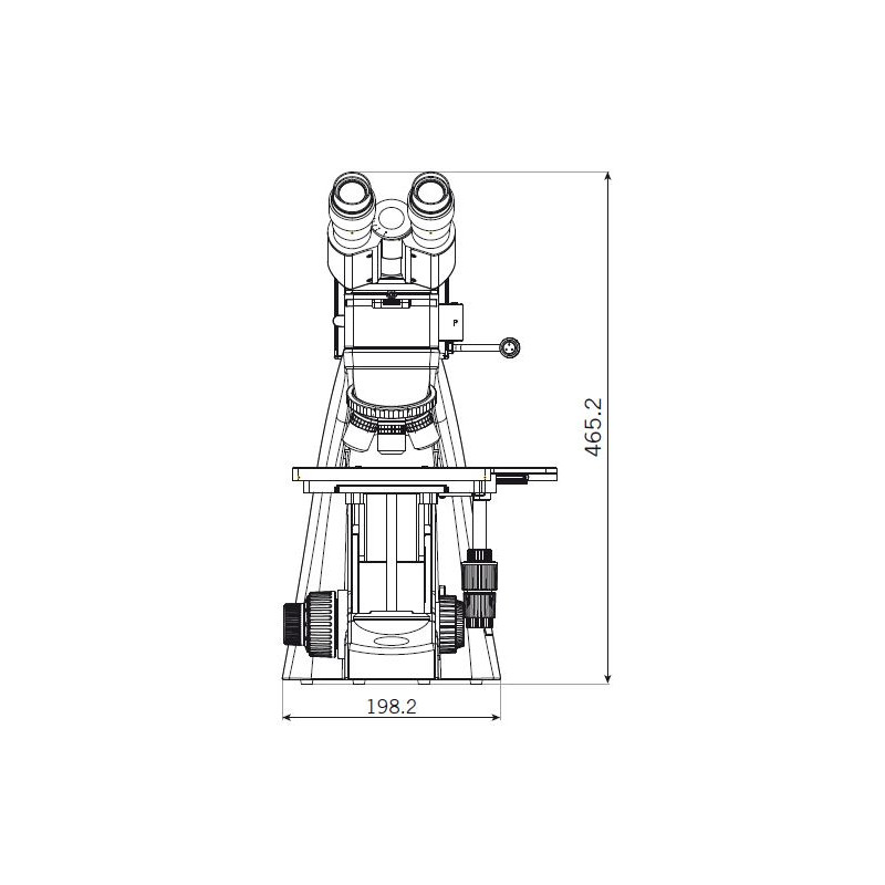 Motic Microscoop BA310 MET-T, binoculair, (3"x2")