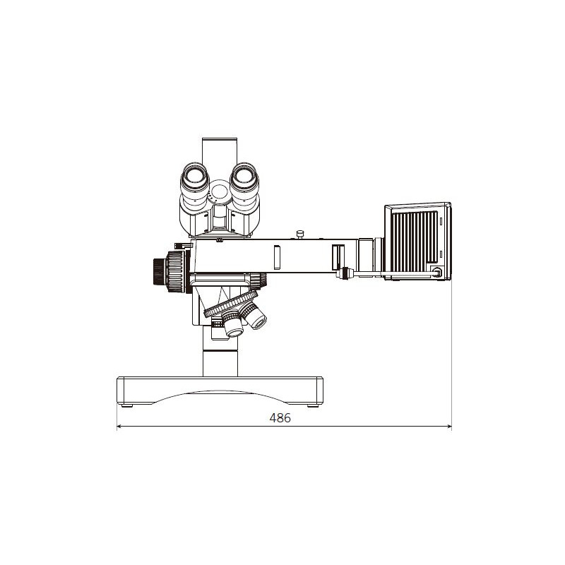 Motic Microscoop BA310 MET-H, trinoculair