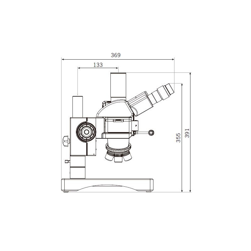 Motic Microscoop BA310 MET-H, trinoculair