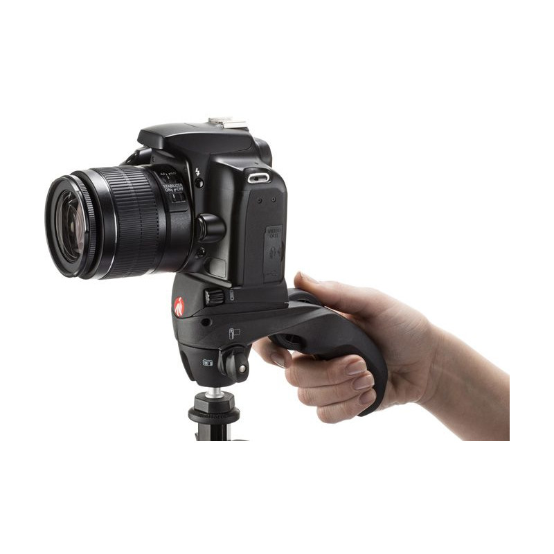 Manfrotto Compact Action foto-/videostatief-kit, zwart