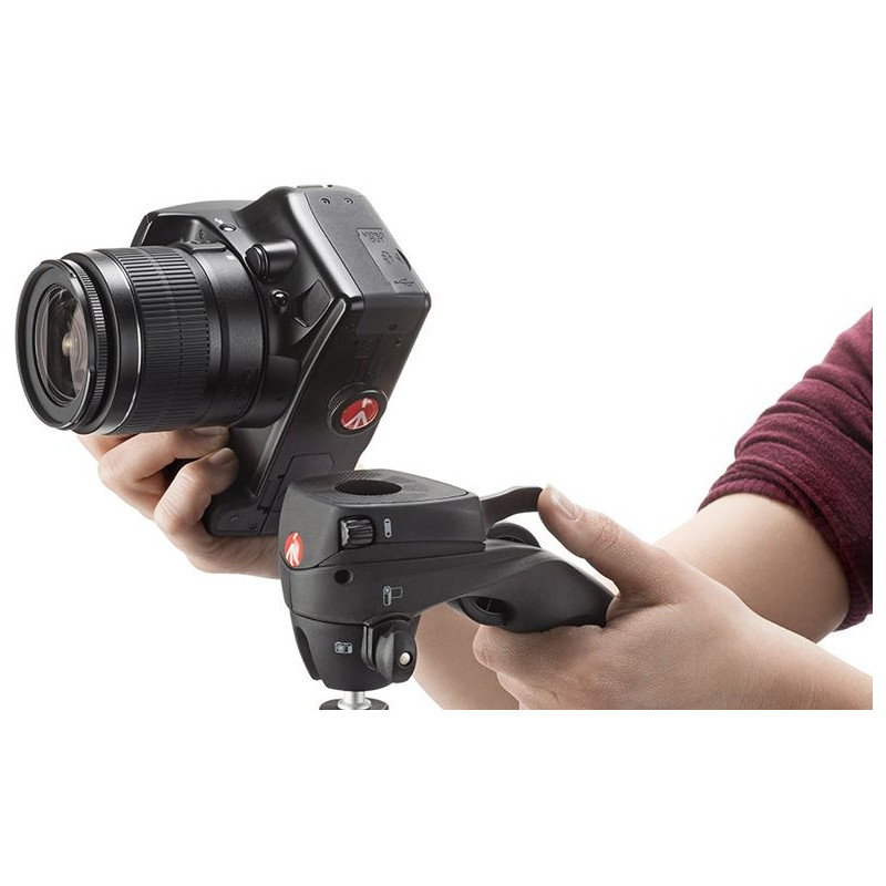 Manfrotto Compact Action foto-/videostatief-kit, zwart