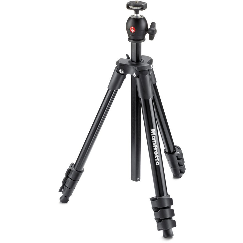 Manfrotto Aluminium statief Compact Light, zwart