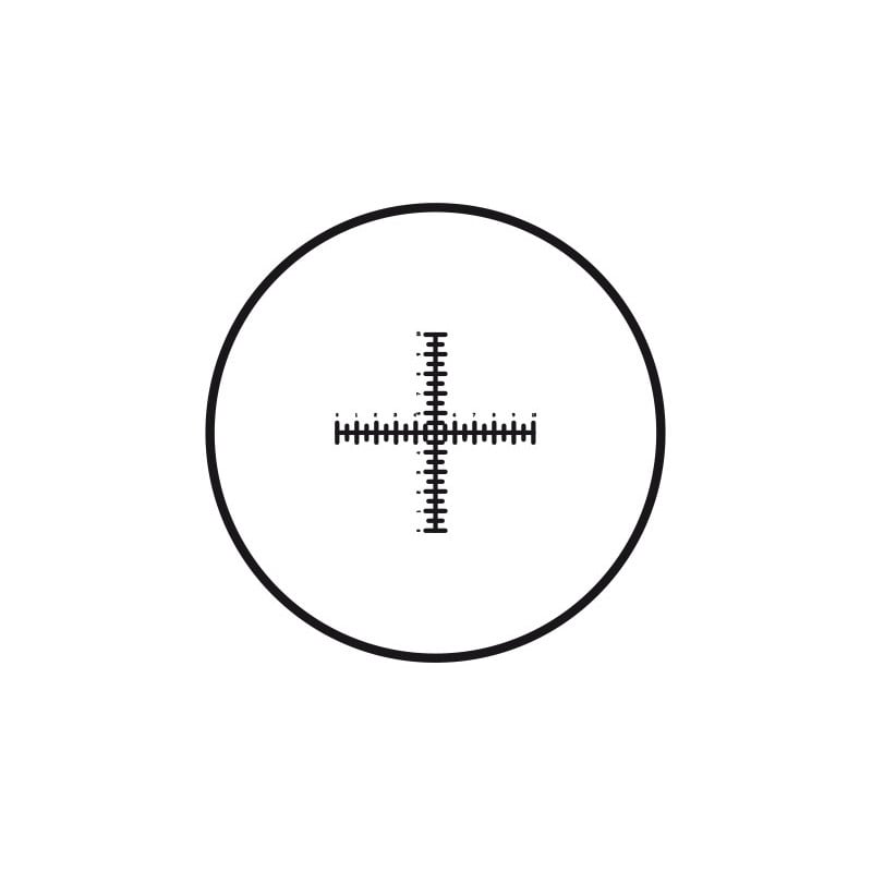 Motic Micrometerplaat micrometerstreepplaat Streepplaat dradenkruis met dubbele schaalverdeling (10 mm in 100 delen), (Ø 25 mm)
