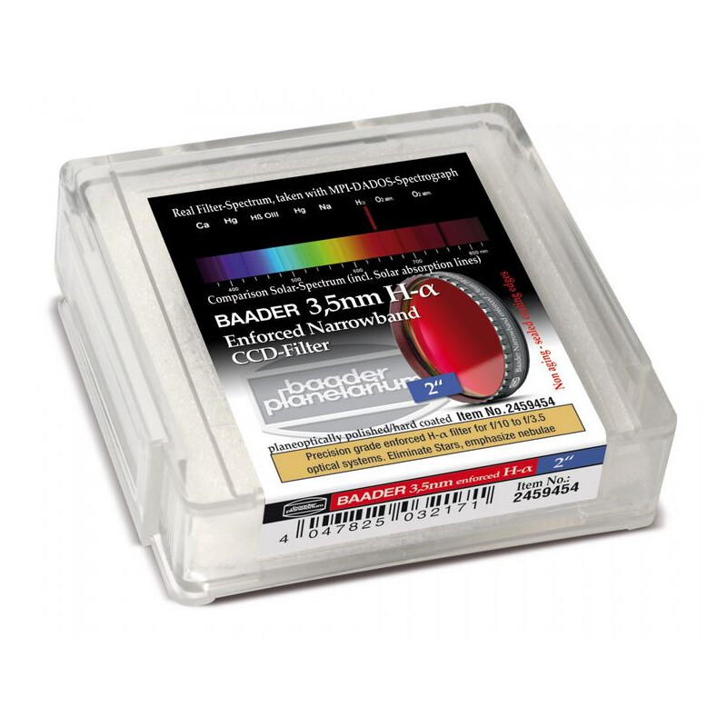 Baader Ultra-Narrowband 3,5nm H-alpha Filters 2".