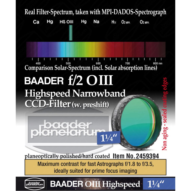 Baader Filters OIII Highspeed f/2 1,25"