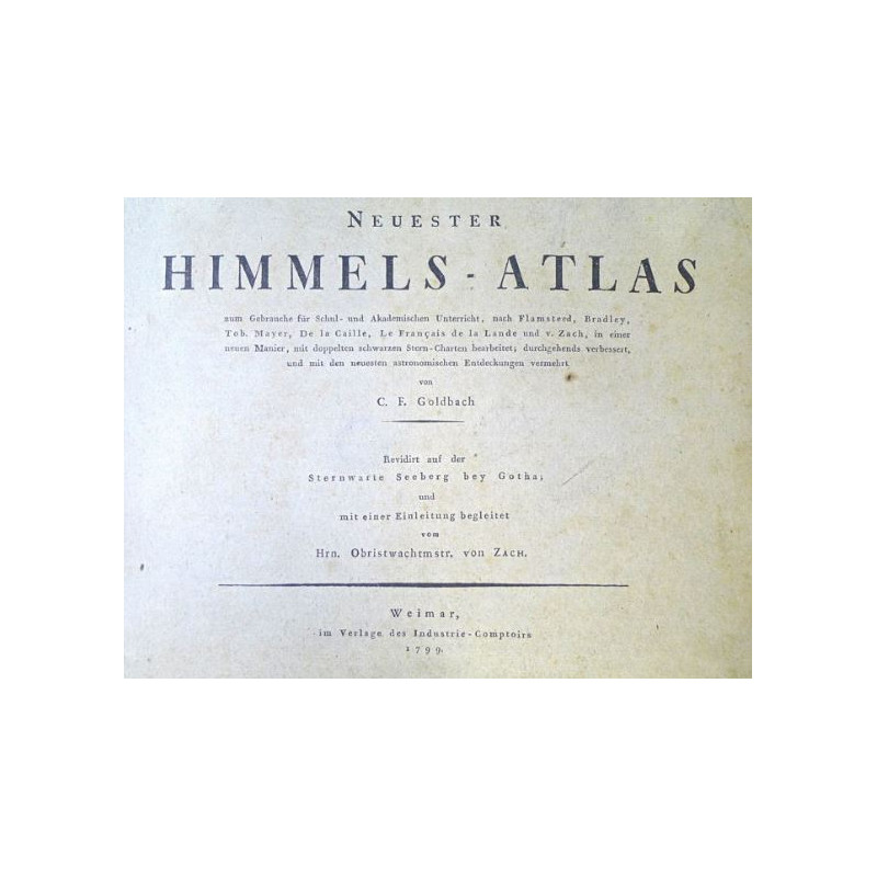 Albireo Neuester Himmels-Atlas von 1799 (Duits)