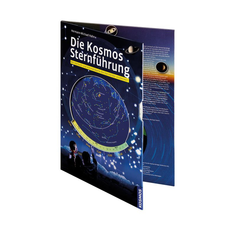 Kosmos Verlag Die Kosmos Sternführung, sterrenkaart met audio-CD (Duits)