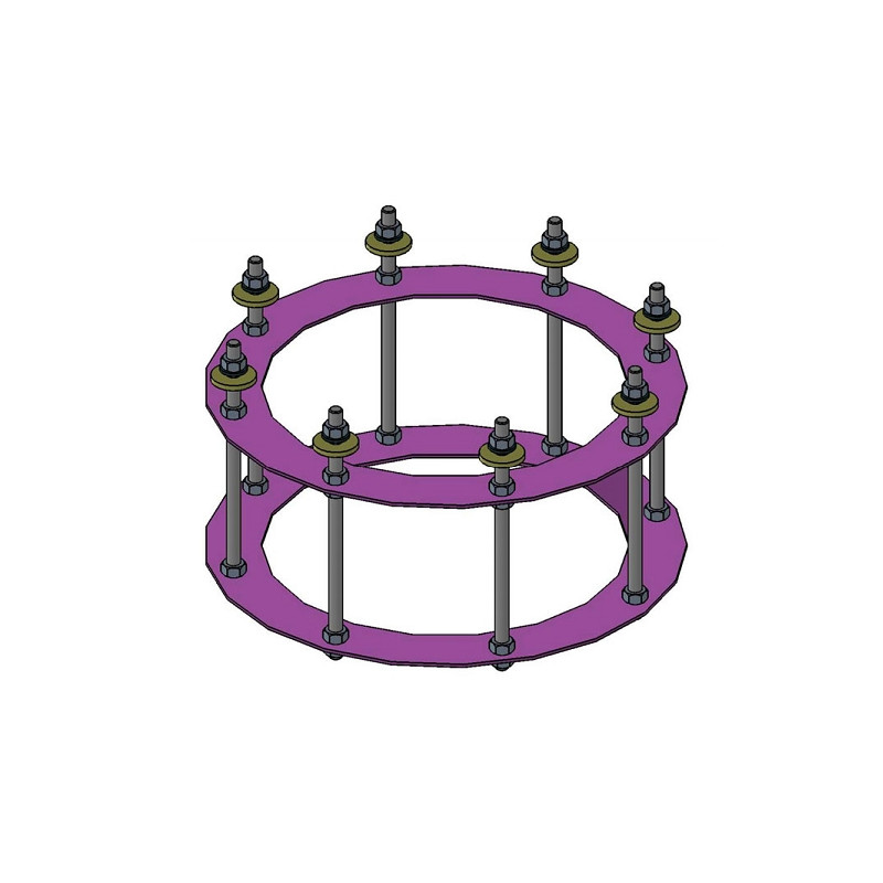 euro EMC Verankeringsset 2 voor observatoriumzuil P300 140cm