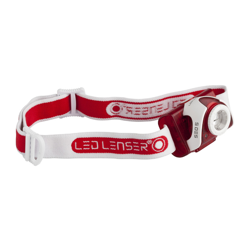 LED LENSER SEO5 voorhoofdlamp, rood