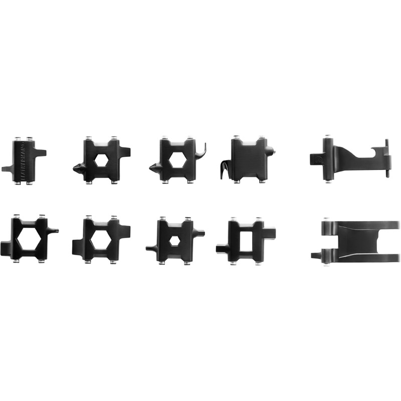 Leatherman Messen Tread Armband Zwart Gereedschaparmband