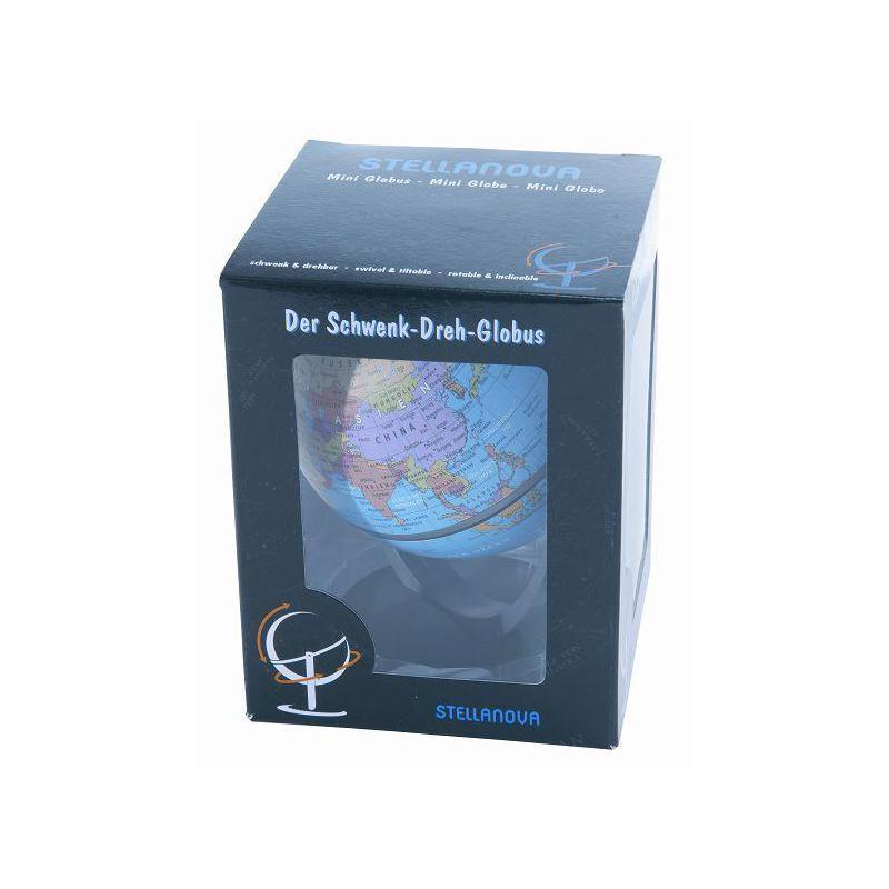 Stellanova Draaibare globe blauw 10cm