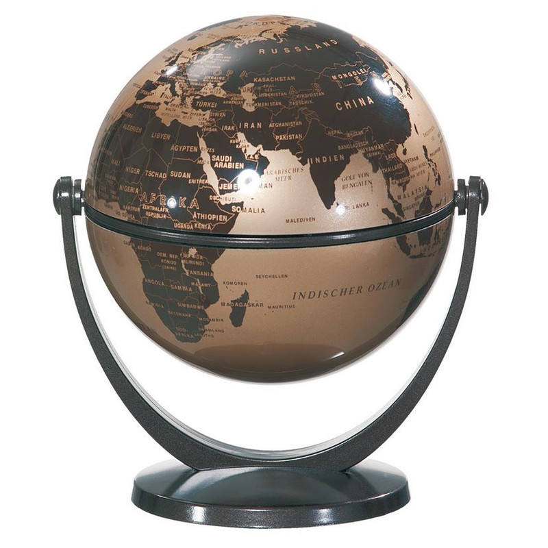 Stellanova Draaibare globe goudmetallic-bruin (Duits) 10cm