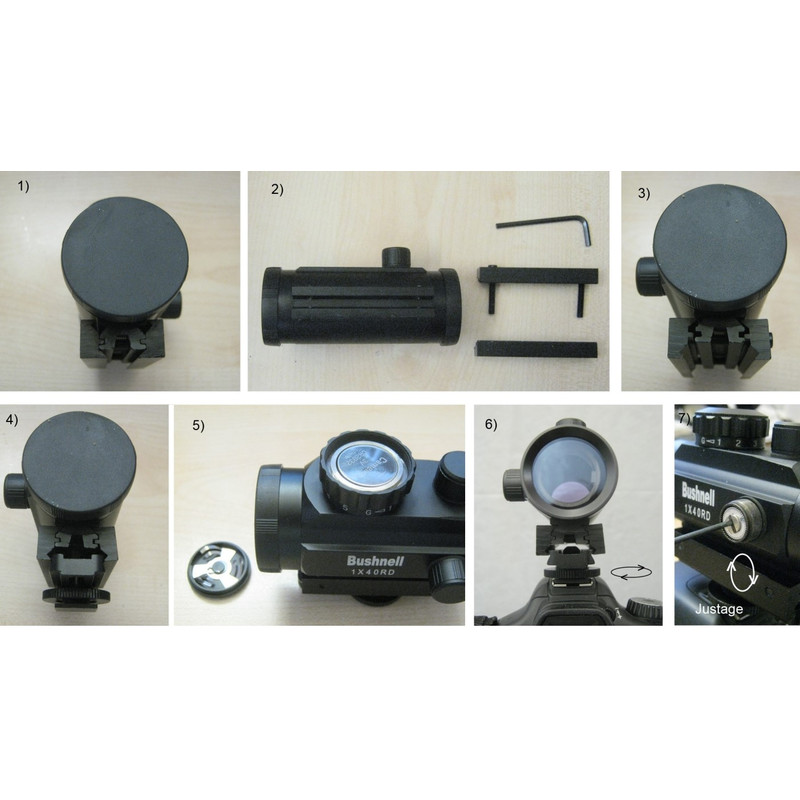 ASToptics Zoeker Red dot finder met flitsschoenadapter voor DSLR