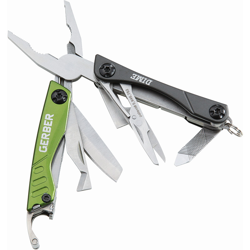 Gerber Mini multitool DIME, grijs-groen