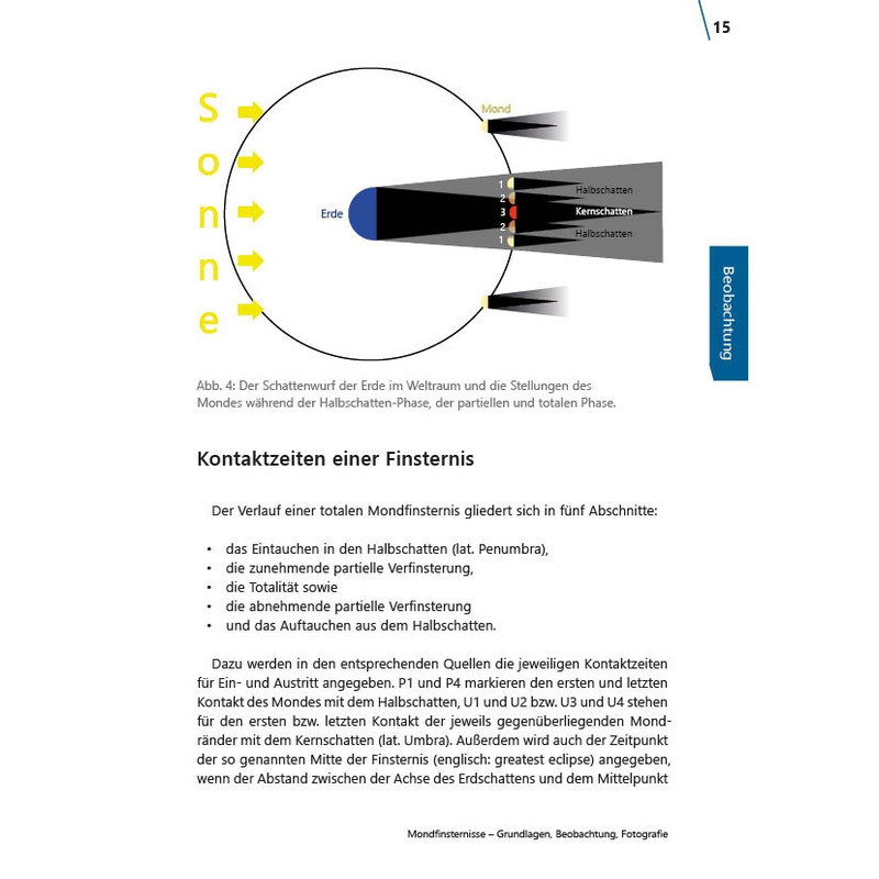 Astronomie-Verlag Mondfinsternisse - Grundlagen, Beobachtung, Fotografie (Duits)