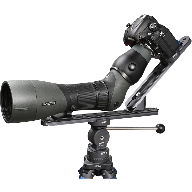 Novoflex QPL-SCOPE A Digiscoping houder voor gehoekte spotting scopes