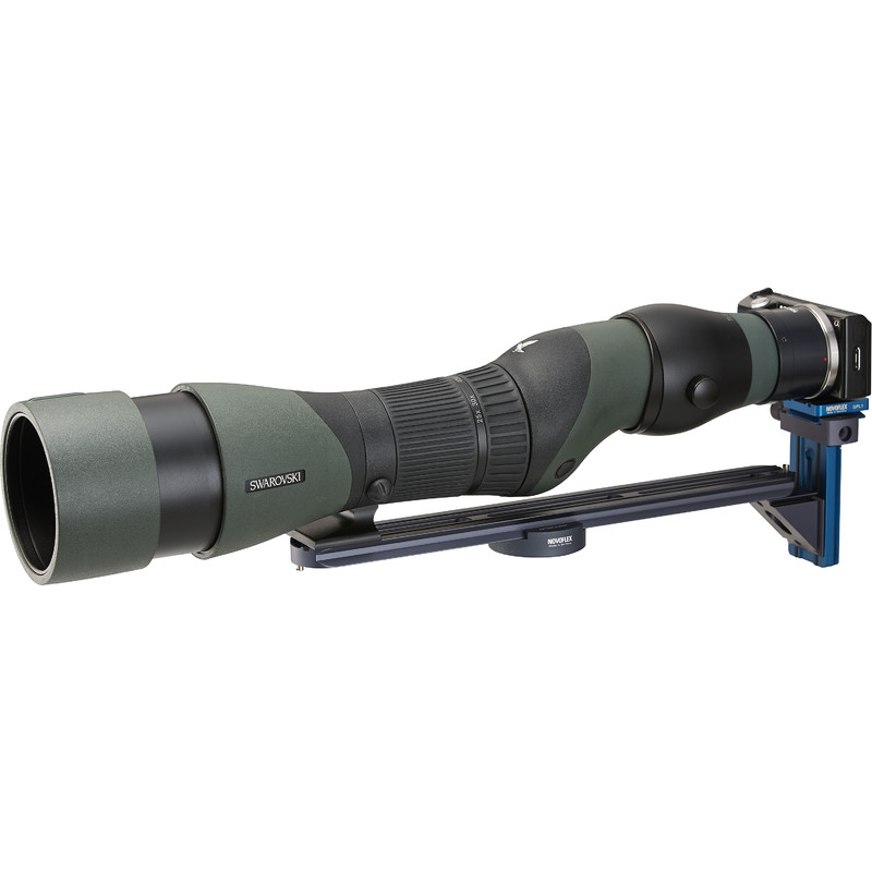 Novoflex QPL-SCOPE S Digiscoping houder voor rechte spotting scopes