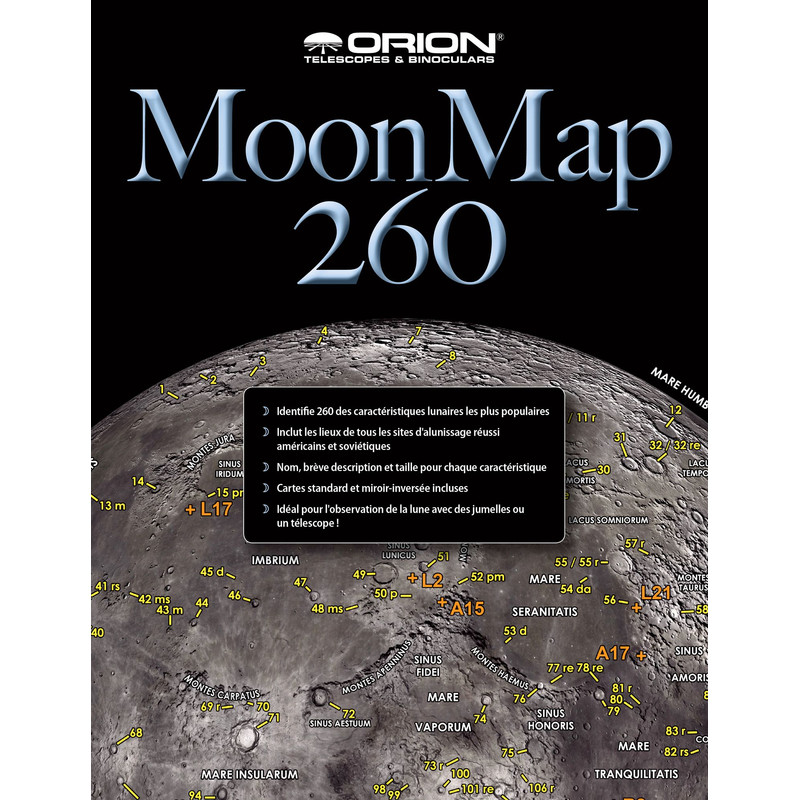 Orion Atlas Moon Map 260