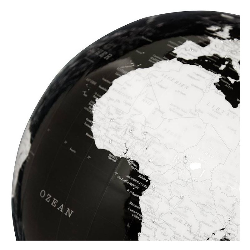 Columbus Globe Artline black Swarovski Zirkonia 36cm