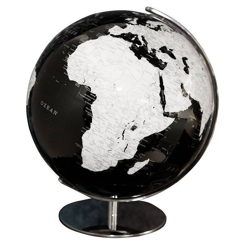Columbus Globe Artline, zwart met Swarvoski-kristallen, diameter: 40cm