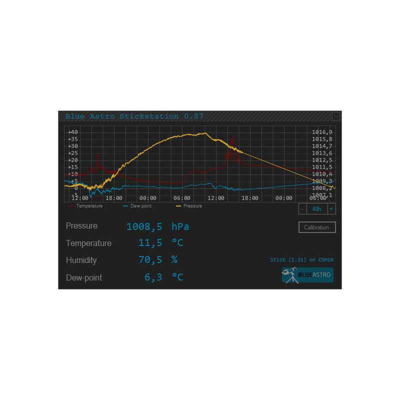 10 Micron BlueAstro USB-weerstation