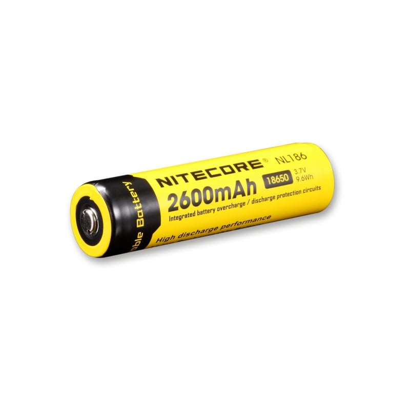 Nitecore Li-ION accu 18650, 2600mAh