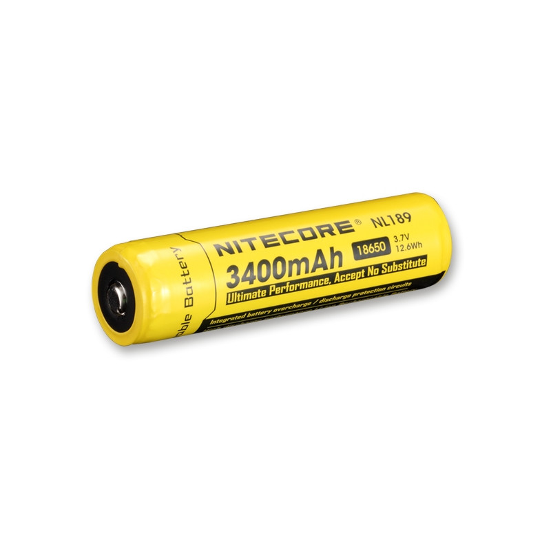 Nitecore Li-ION accu 18650, 3400mAh