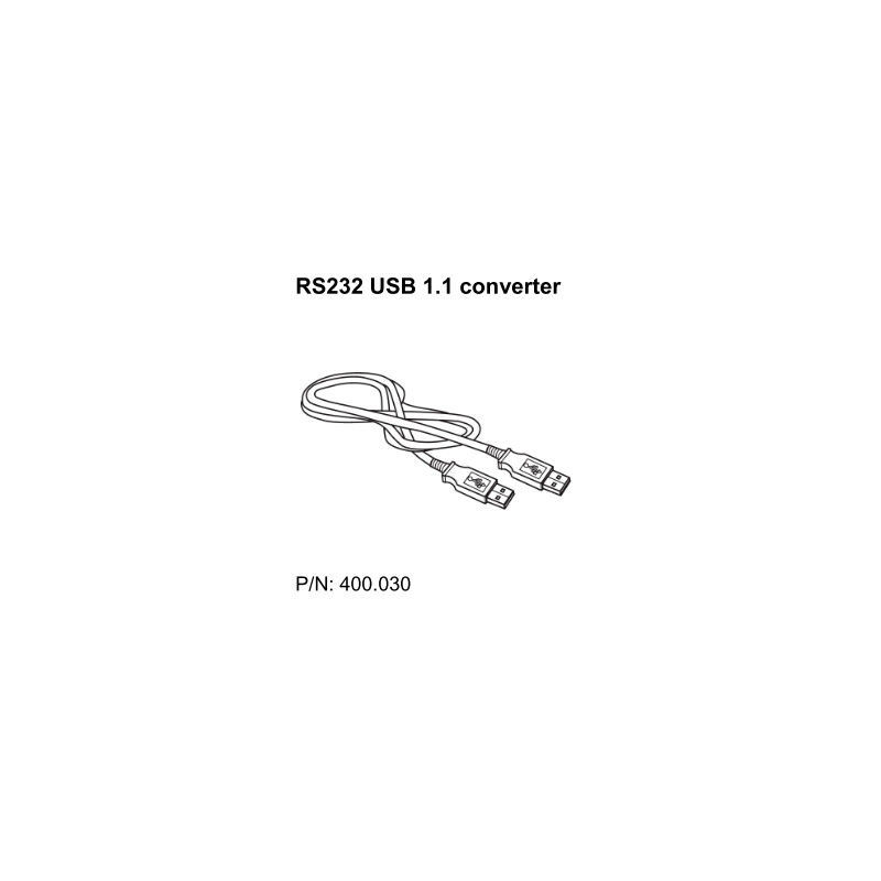 SCHOTT RS232 USB 1.1 converterkabel