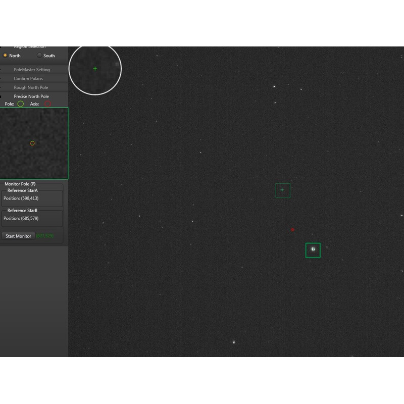 QHY PoleMaster elektronische poolzoeker, voor Celestron CGEM II