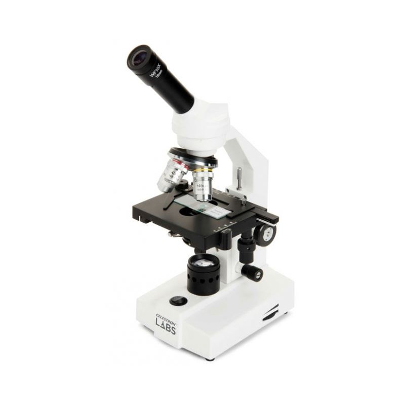 Celestron Microscoop LABS CM2000CF, mono, 40x, 10x, 400x, 800x,1000x 2000x, LED