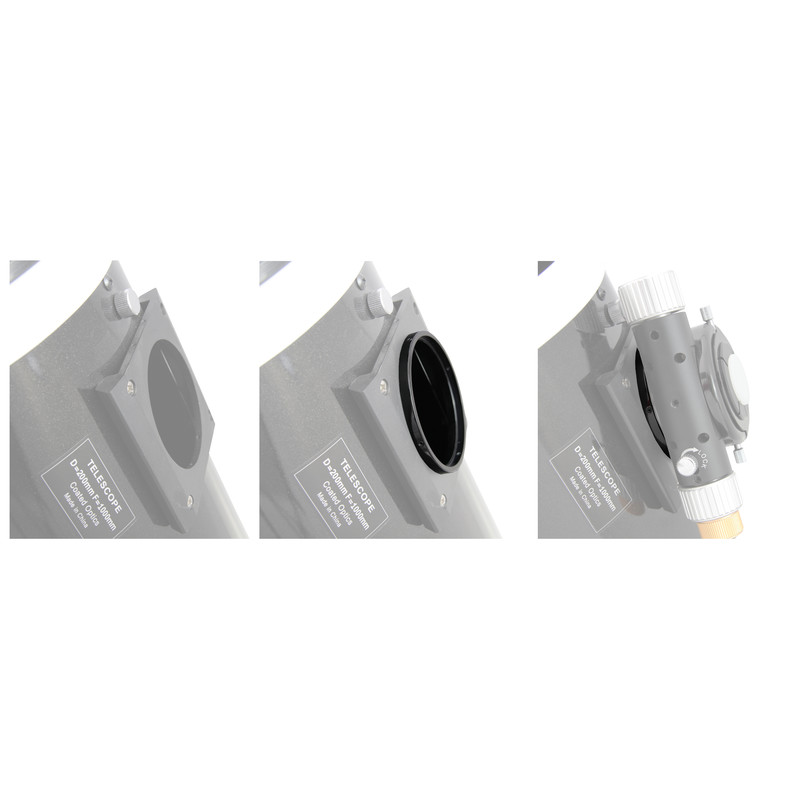 Omegon Bundel adapter 80mm + adapterplaat