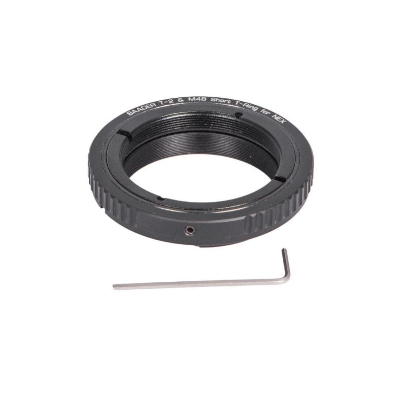 Baader Camera adapter T-Ring voor Sony E/NEX bajonet met D52/M48 en T2-schroefdraad