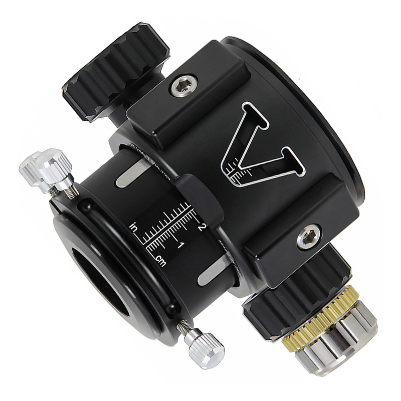 Omegon V-Power Crayford, Dual Speed focuser, 2", voor Newton telescopen van de Advanced serie