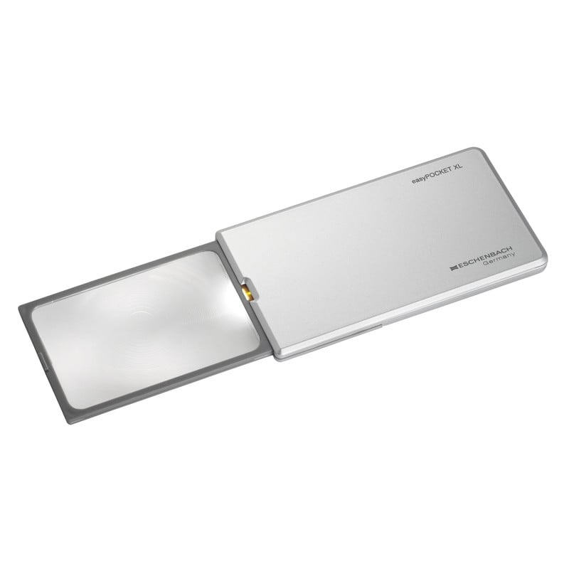 Eschenbach Vergrootglazen easyPocket XL 75x50mm, 2,5x, zilver