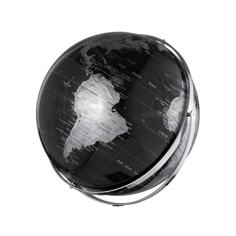 TROIKA Staande globe Worldtrophy Black 43cm