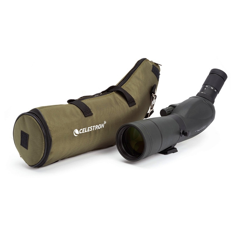 Celestron TrailSeeker gehoekte spotting scope, 16-48x65