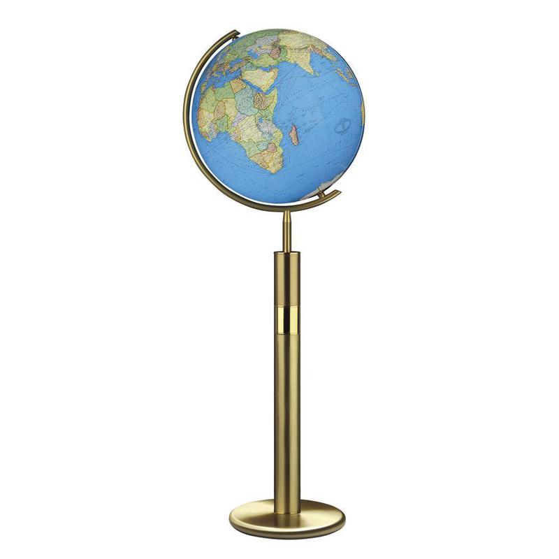 Columbus Staande globe Duo Messing 40cm (Engels)