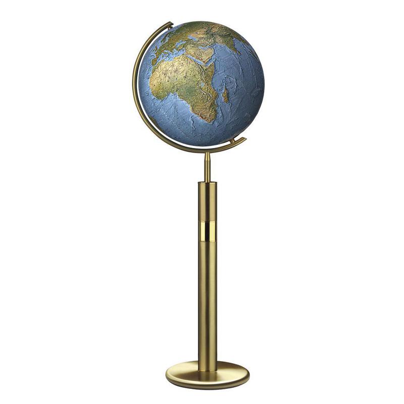 Columbus Staande globe Duorama Brass 40cm