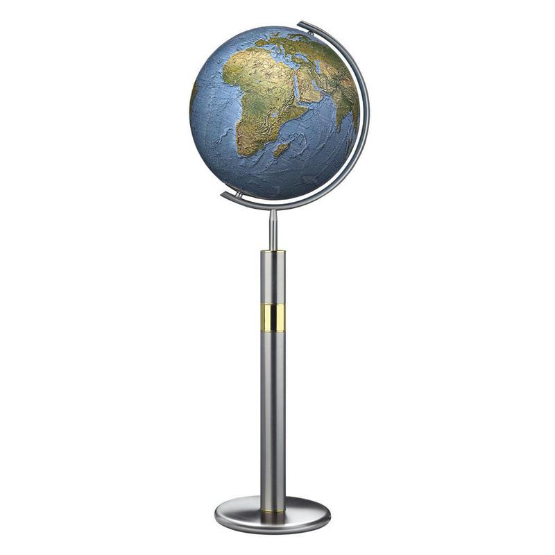 Columbus Staande globe Duorama Roestvrij staal 40cm (Frans)