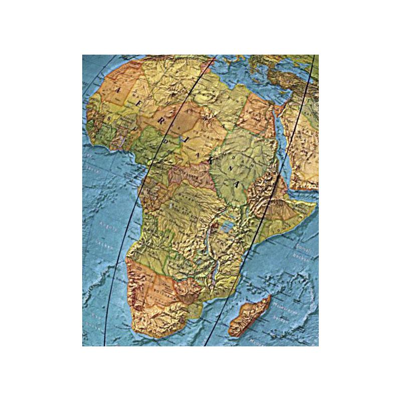 Columbus Staande globe Duorama Roestvrij staal 40cm (Frans)