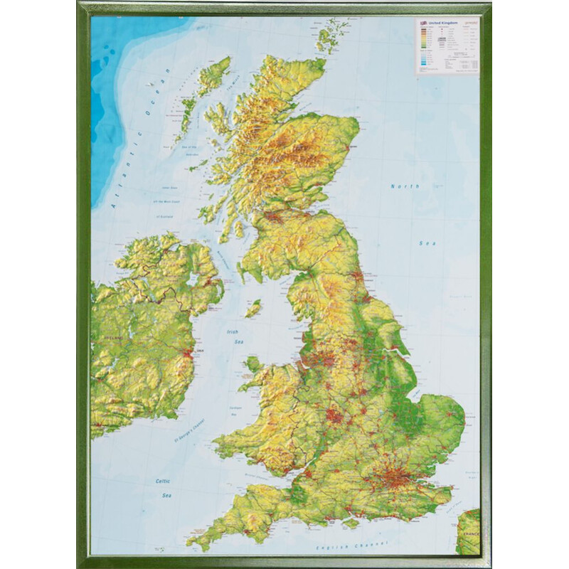 Televisie kijken Norm Landgoed Georelief Kaart Groot-Brittannië