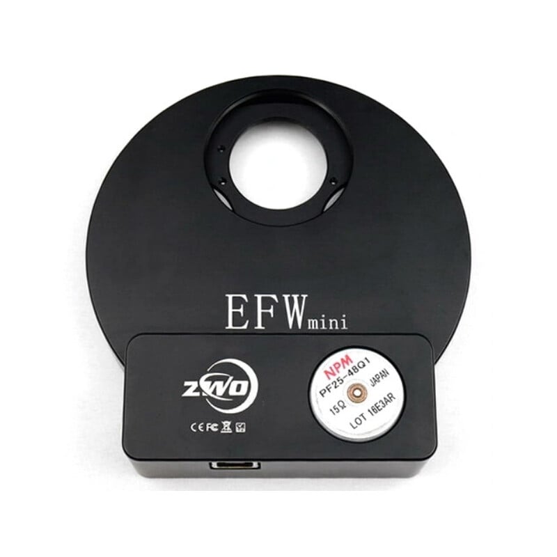 ZWO Gemotoriseerd filterwiel mini, 5x1,25"