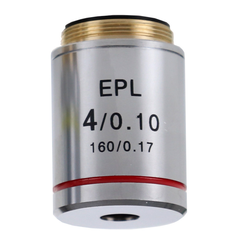 Euromex Objectief IS.7104, 4x/0.10, wd 15,2 mm, EPL, E-plan (iScope)