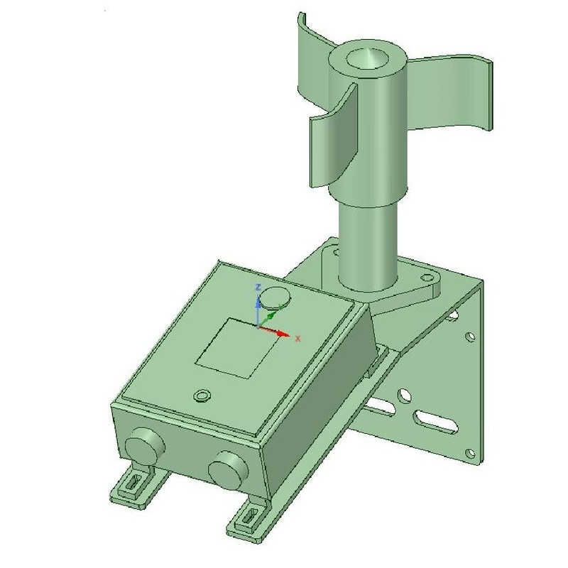 Lunatico Houder met klem, voor de montering van een weersensor en windmeter