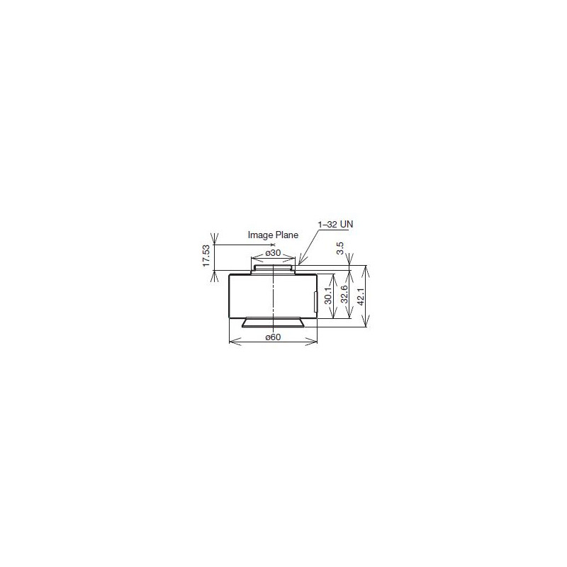 Evident Olympus U-TV0.5XC-3-8 C-Mount camera-adapter