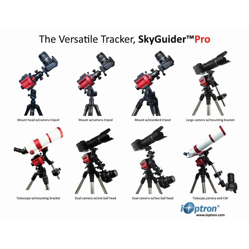 iOptron Montering SkyGuider Pro set met Polar wedge