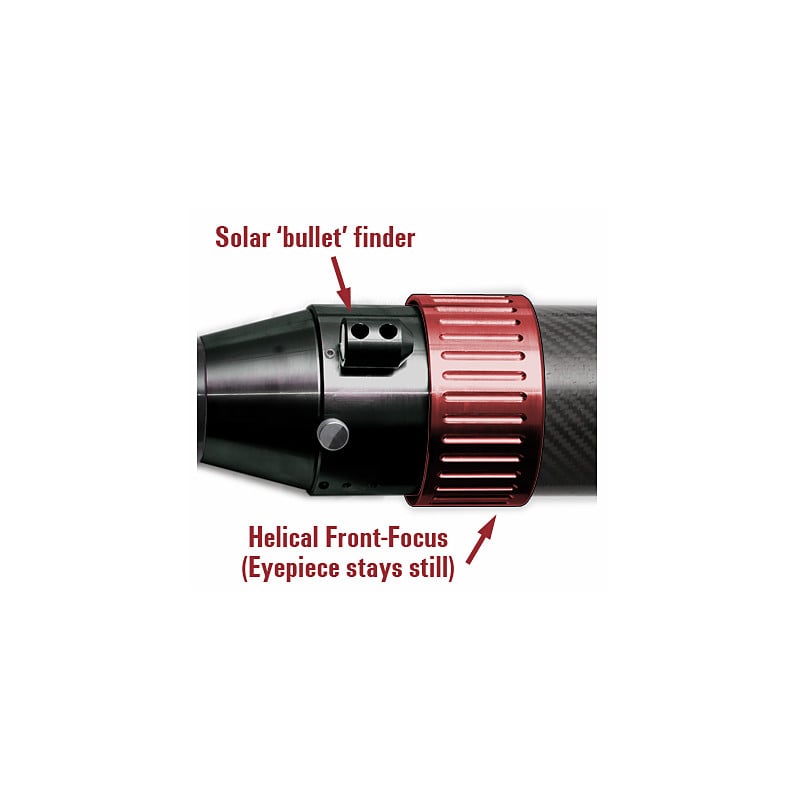 DayStar Zonnetelescoop ST 80/1400 SolarScout Carbon H-Alpha zonntelescoop, chromosfeer OTA