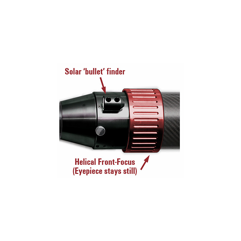 DayStar Zonnetelescoop ST 80/1400 SolarScout Carbon H-Alpha zonntelescoop, protuberansen OTA