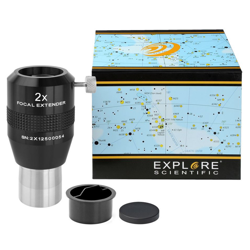 Explore Scientific Barlow lens Brandpuntextender, 2x, 1,25"