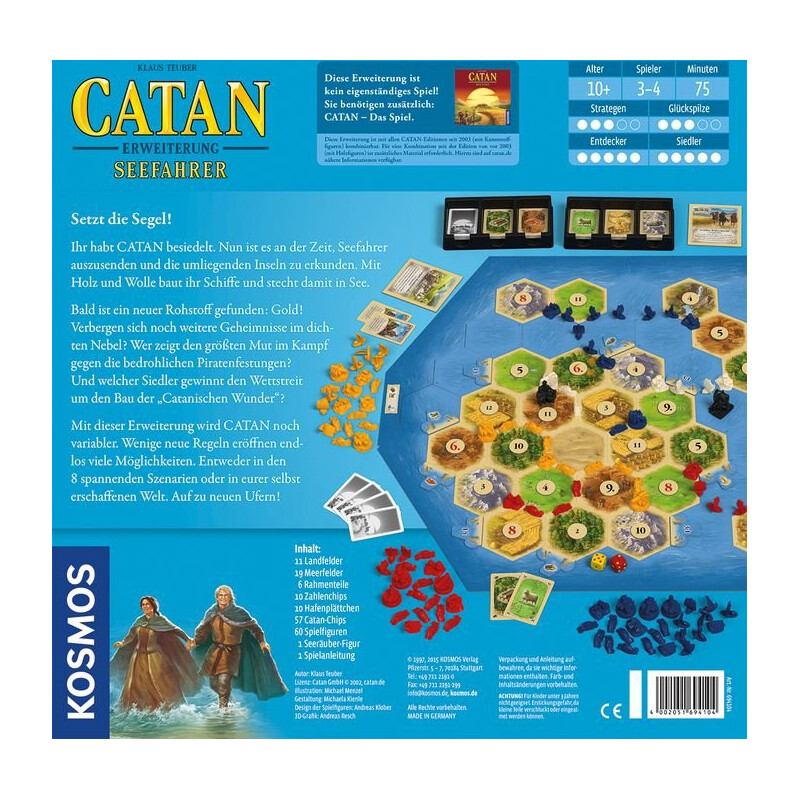 Kosmos Verlag De Kolonisten van Catan - Uitbreiding Zeevaarders
